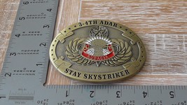US Army 3-4 ADAR 3rd - 4th Air Defense Artillery Regiment Belt Buckle #B713 - $59.39