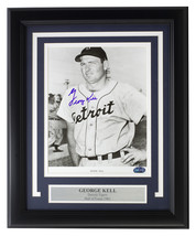 George Kell Signed Framed Detroit Tigers 8x10 Baseball Photo PSA/DNA - £85.28 GBP