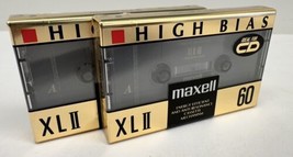 Maxell XLII 60 Audio Cassette Tapes High bias Lot If 2 New - £15.76 GBP