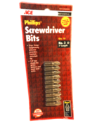 Ace Hardware 2058949 Pack of 10 #2  Driver Bits 1&quot; Long - $280.10 MXN