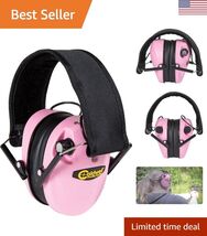 E-MAX Electronic Hearing Protection 21-25 NRR - Adjustable Earmuffs for ... - $56.34