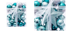 MINT 30PCS Christmas Ball Ornaments Shatterproof Xmas Tree Hanging Ball Decors  - £21.34 GBP