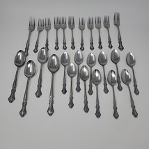 Ekco Eterna Mary Graham Stainless Glossy Japan 26pc Flatware Forks Spoon... - £21.50 GBP