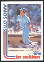 Kansas City Royals Amos Otis 1982 Topps Baseball Card #726 nr mt ! - $0.50