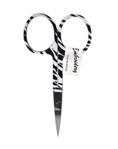 3 3/4 Inch Zebra Print Handle Embroidery Scissors - £4.75 GBP