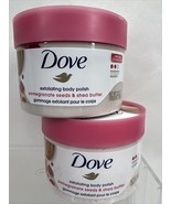 (2) Dove Crushed Pomegranate Shea Butter Exfoliating Body Polish 10.5oz - $12.99