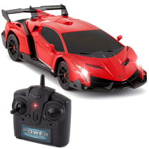 RC Lamborghini Veneno Sport Racing Car 27MHz Remote Control Red Kids Toys Cars - £38.17 GBP