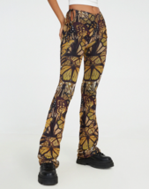 Motel Rocks Mileri Trouser In Butterfly Gold (MR62) - £14.90 GBP