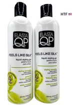 Lot of 2 Elasta QP Elasta Care Feels Like Silk Liquid Styling Control Gel Jel - £39.51 GBP