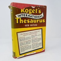 Roget&#39;s International Thesaurus  New Edition 1961 HC DJ 20th Printing - £10.11 GBP