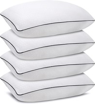 Standard Size Bed Pillows For Sleeping 4 Pack,Luxury Hotel Pillows,Comfo... - £33.53 GBP