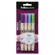 Artline Supreme Brush Marker 4pk (Pastel) - $34.36