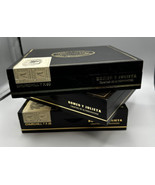 Cigar Box Empty 3 Romeo Y Julieta A.J. Fernandez Black Gold Wood Nicaragua - £21.97 GBP