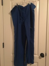 Greys Anatomy Adult Scrub Pants Nurse Medical Hospital Size Medium Blue - £26.13 GBP