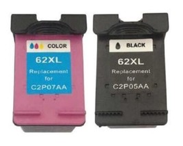 Compatible with HP 62XL Black and HP 62XL Tri-Color Rem. Ink Cartridge - £42.54 GBP