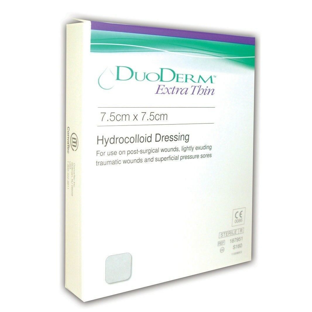 Duoderm Extra Thin Wound Dressing 7.5cm x 7.5cm x 1 Dressing - $3.04