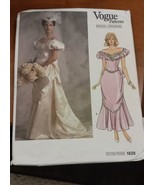 Vogue Pattern 1828 Bridal Originals Wedding/Bridesmaid Dress Size 8 Uncut - $256.59 MXN