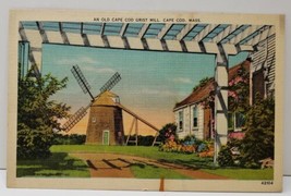 Cape Cod Mass An Old Cape Cod Grist Mill Postcard C14 - £3.87 GBP