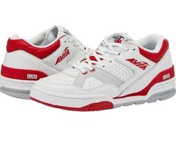 AVIA 855 SIZE 14 15 WHITE RED GRAY MENS HIGH PERFORMANCE RETRO BASKETBAL... - $58.90