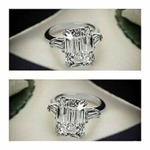 Emerald Cut 2.70Ct Simulated Diamond Engagement Ring 14K White Gold in Size 6.5 - $226.32