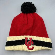 University of Cincinnati Hat Men Red College Vault Cuffed Beanie Pom Pom... - $18.05 CAD