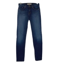 J Brand Women&#39;s size 27 Slim Boot Cut Mid Rise Dark Wash Blue Jeans 29 x 32 - £21.58 GBP