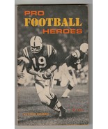 VINTAGE 1968 Pro Football Heroes Paperback Book Johnny Unitas - £11.59 GBP