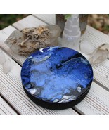 Jewelry Box, Keepsake Box, Round Hand Painted Box Acrylic Hand painted 5... - $607.98 MXN