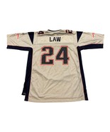 Rare Vintage Reebok New England Patriots Ty Law #24 Silver NFL Jersey Me... - €68,49 EUR