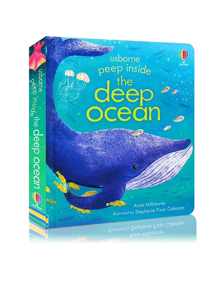 The Deep Ocean Kids Usborne Peep Inside English Picture Flip Book Children Early - £15.27 GBP