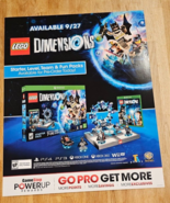 Lego Dimensions - Gamestop Promo Poster - 28&quot;x22&quot; - £8.40 GBP