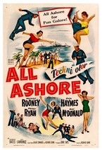 ALL ASHORE (RARE 1953 DVD) * MICKEY ROONEY * PEGGY RYAN * DICK HAYMES * ... - $14.99