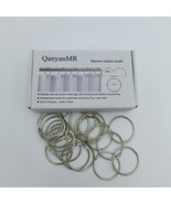 QanyanMR Shower curtain hooks Stainless Steel Curtain Hooks for Bathroom... - $211.58 MXN