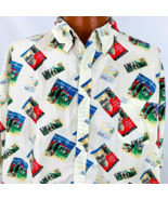 Saddlebred Aloha Hawaiian Shirt 3 XL Pinehurst Golf Nations Capitol Lake... - $29.99