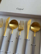 Goa Grey 6 pcs. Matte Brushed Gold Plated - $114.00