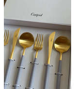 Goa Grey 6 pcs. Matte Brushed Gold Plated - $114.00