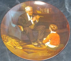 Knowles Norman Rockwell Collectible Plate - The Tycoon - With COA - VGC ... - £23.73 GBP