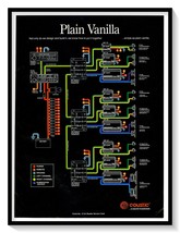 Coustic Car Audio Wiring Diagram Print Ad Vintage 1989 Magazine Advertis... - $9.70