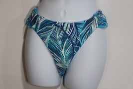 La Blanca Women&#39;s Sketched Leaves Reversible Shirred Swim Bikini Bottom 12 -NWT - £14.80 GBP