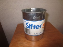 Vintage Aluminum ANDROCK 3-Cup SIFTER with Original Sticker - $10.00