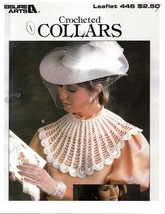 copy of Crocheted Collars instructions booklet 446, 6 designs,Leisure Arts - $0.00