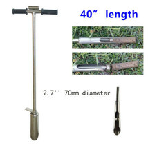 Portable 304 grade steel 2.7&#39;&#39; 70mm diameter Soil Sampler Probe 40&quot;Lengt... - $129.79