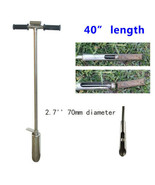 Portable 304 grade steel 2.7&#39;&#39; 70mm diameter Soil Sampler Probe 40&quot;Lengt... - $129.79