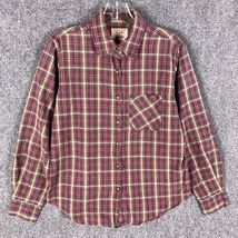 At Last &amp; Co Button Up Shirt Women&#39;s Medium 100% Cotton Long Sleeve Adul... - $16.73 CAD