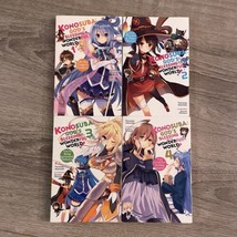 Konosuba: God&#39;s Blessing on This Wonderful World!, Vol 1-4 Manga - £19.84 GBP