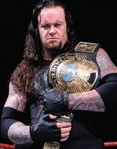 THE UNDERTAKER 8X10 PHOTO WRESTLING PICTURE WWE CLOSE UP WITH BELT WWF WWE - £3.88 GBP