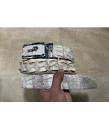 Size 38&quot; Genuine Himalayan Alligator Crocodile Leather Skin Belt Width 1.5&quot; - $59.49