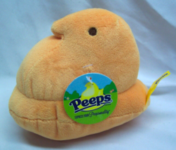 Just Born Peeps Orange Peep Chick 5&quot; Plush Stuffed Animal Toy New w/ Tag Candy - £11.82 GBP