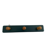 Small Pegboard Green &amp; Wood Tone Nursery Kitchen Pantry Room Vintage Coa... - $736.77 MXN