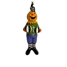 Vintage MacKenzie Childs Halloween &quot;Peter Pumpkin&quot; 14 Inches Tall - £98.92 GBP